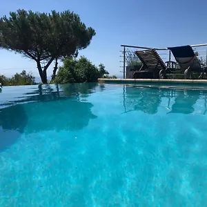 Affittacamere Aux Balcons Du Riou Avec Vue Mer 180 Degrés, Vence